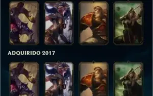 Conta Platina V - 22 Campeões - 4 Skins