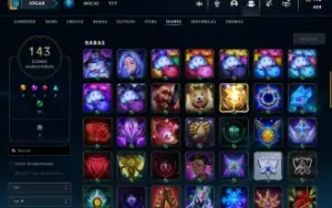 ACC LOL UNRANKED, level 267 com 113 skins para a venda!