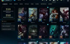 ACC LOL UNRANKED, level 267 com 113 skins para a venda!