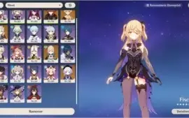 Conta Genshin Impact Rank 55
