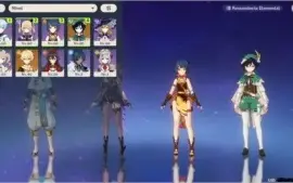 CONTA GENSHIN IMPACT TOP BR LVL 34 ESPADÃO 5 ESTRELAS