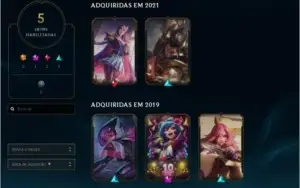 Conta League of Legends smurf LVL 36