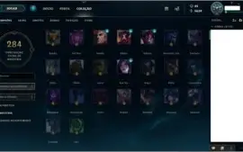 Conta de LoL - 117 Champions e 55 Skins