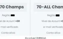 Contas Ativas LOL