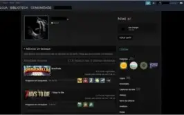 Conta Steam nível 87, com + de 90 jogos e emblema de 4 anos.