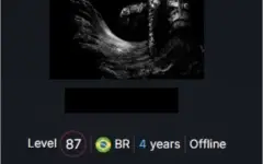 Conta Steam nível 87, com + de 90 jogos e emblema de 4 anos.
