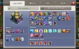 COC 14 2K DE GEMAS 1900 MEDALHAS DE LIGA!!