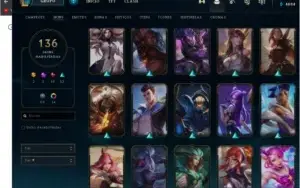 Conta de LOL 138 SKINS