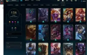 Conta de LOL 138 SKINS