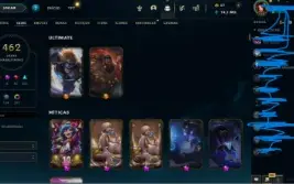 Conta 462 Skins Lol Esmeralda