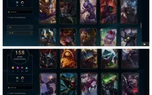 Conta League of Legends Platinium - 158 Skins + 2813RP