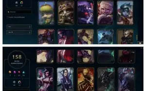Conta League of Legends Platinium - 158 Skins + 2813RP