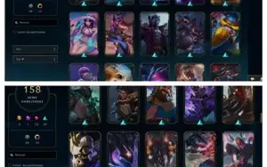 Conta League of Legends Platinium - 158 Skins + 2813RP