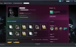 STEAM RARA COM 17 ANOS COM CSGO PRIME