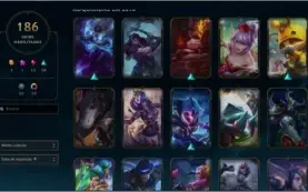 CONTA COM VÁRIAS SKINS