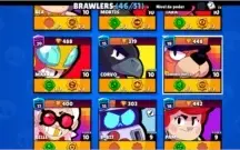 CONTA 18K DE TROFEIS 46 BRAWLERS E 10 SKINS