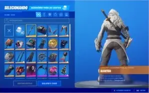 Conta fortnite com 6 temporadas, todas completas.