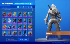 Conta fortnite com 6 temporadas, todas completas.
