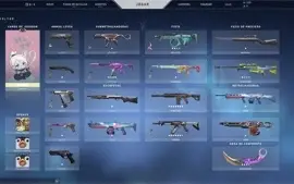 Conta Valorant com Skins (Platina 3) - MMR ALTO!