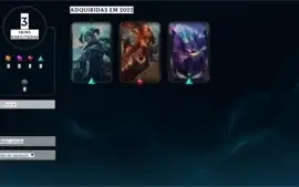 LOL CONTA COM MMR ALTOOO COM SKIN LENDÁRIA