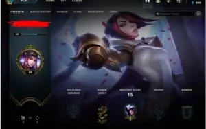 conta lvl 30 league of legends
