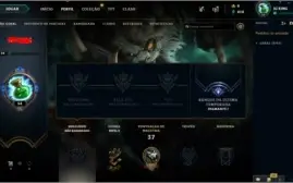 Conta League of Legends S9 Diamond 1 - Atualmente na MD10