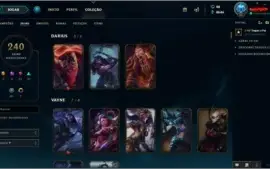Conta League of Legends elo Gold IV