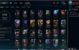 Conta League of Legends elo Gold IV