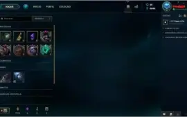 Conta League of Legends elo Gold IV