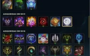 CONTA UNRANKED 29 SKINS, 61 CAMPEÕES
