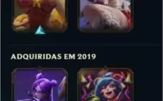 CONTA UNRANKED 29 SKINS, 61 CAMPEÕES