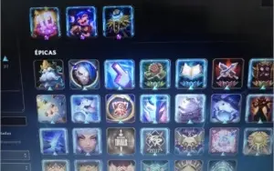 Conta LoL Com várias skin, ícones, rp, etc