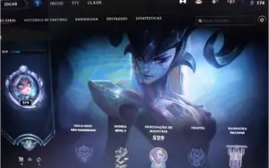 Conta LoL Com várias skin, ícones, rp, etc