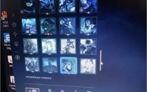 Conta LoL Com várias skin, ícones, rp, etc