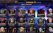 Conta Marvel Torneio dos campeões top
