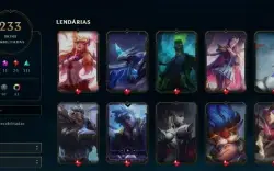 Conta League of Legends Diamond s12 233 Skins TODOS CAMPEÕES