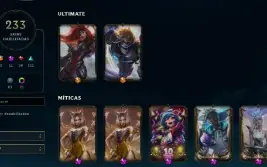 Conta League of Legends Diamond s12 233 Skins TODOS CAMPEÕES