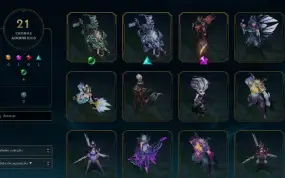 Conta League of Legends Diamond s12 233 Skins TODOS CAMPEÕES