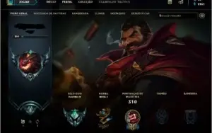 Conta League of Legends Platina IV