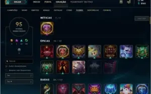 Conta League of Legends Platina IV