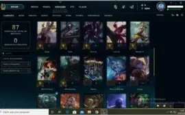 Conta Ouro IV, 6 skins, 31 champz. MMR BOM.