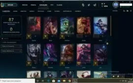 Conta Ouro IV, 6 skins, 31 champz. MMR BOM.