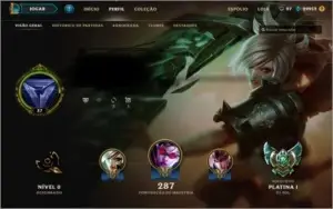 Conta Platina 1 todos os champs