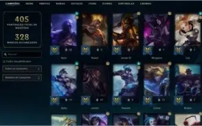 Varias Skins, Runas, Emotes, Icones. Conta FULL