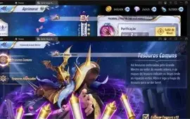 Conta TOP Saint Seiya Awakening  242k de gemas,  898 estrela