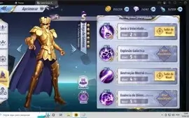 Conta TOP Saint Seiya Awakening  242k de gemas,  898 estrela