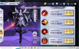Conta TOP Saint Seiya Awakening  242k de gemas,  898 estrela