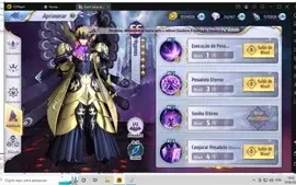 Conta TOP Saint Seiya Awakening  242k de gemas,  898 estrela