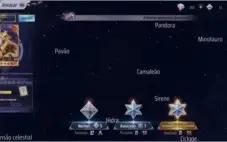 Conta saint Seiya 830 gemas avançadas, server A125, Levo 52