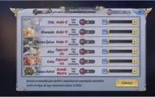 Conta saint Seiya 830 gemas avançadas, server A125, Levo 52